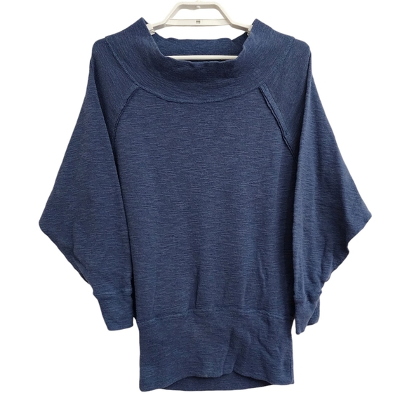 Free People Palisades Slouchy Off Shoulder Thermal Top Dolman Knit Womens XS - Picture 2 of 10